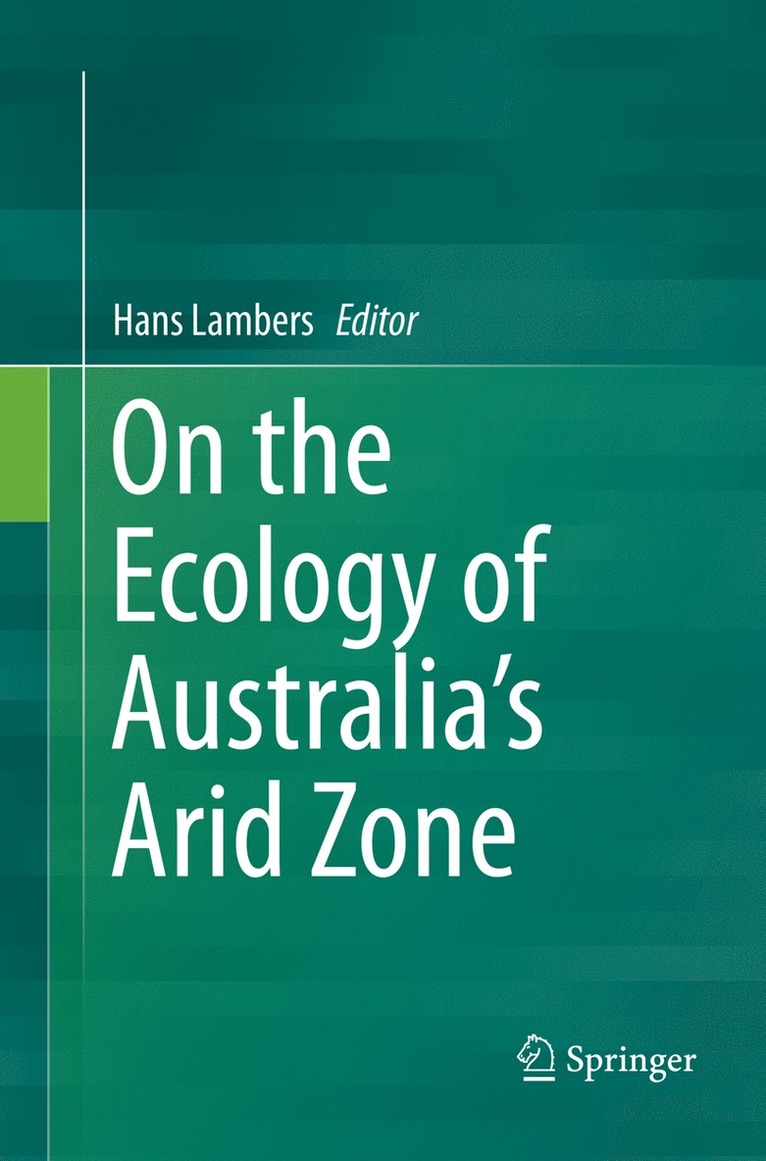 On the Ecology of Australias Arid Zone 1