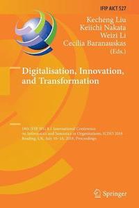 bokomslag Digitalisation, Innovation, and Transformation