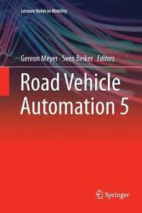 bokomslag Road Vehicle Automation 5