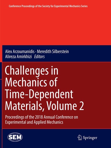 Alex Arzoumanidis, Meredith Silberstein, Alireza Amirkhizi - Challenges in Mechanics of Time-Dependent Materials, Volume 2, Häftad