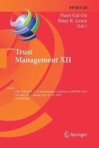 bokomslag Trust Management XII