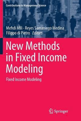 bokomslag New Methods in Fixed Income Modeling