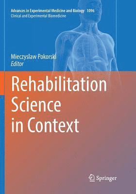 bokomslag Rehabilitation Science in Context