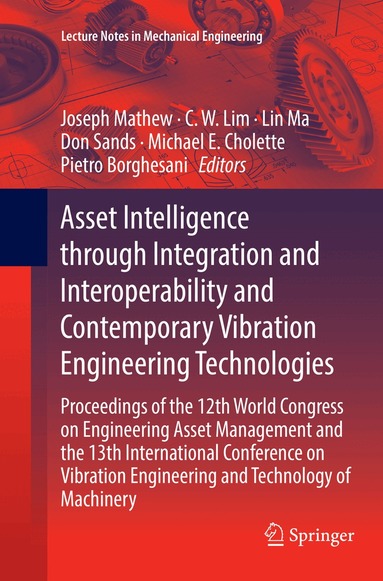 Joseph Mathew, C.W. Lim, Lin Ma, Don Sands, Michael E. Cholette, Pietro Borghesani - Asset Intelligence through Integration and Interoperability and Contemporary Vibration Engineering Technologies, Häftad