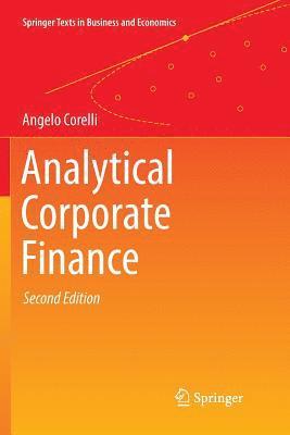 Analytical Corporate Finance 1
