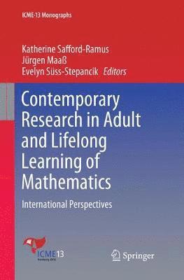 bokomslag Contemporary Research in Adult and Lifelong Learning of Mathematics