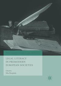 bokomslag Legal Literacy in Premodern European Societies