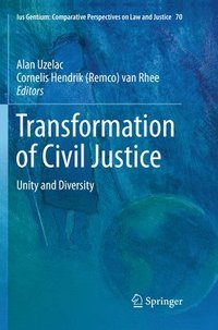 bokomslag Transformation of Civil Justice