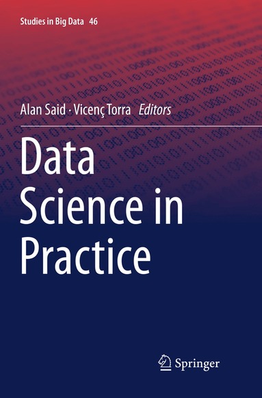 Alan Said, Vicenç Torra - Data Science in Practice, Häftad