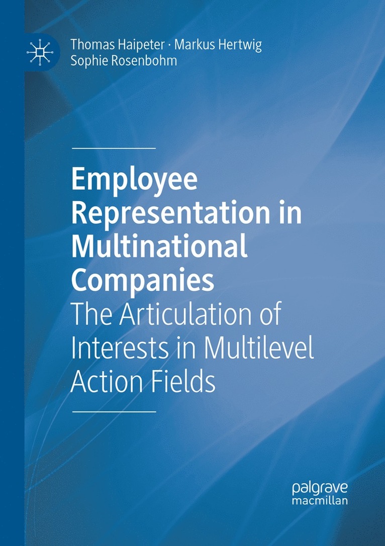 Thomas Haipeter, Markus Hertwig, Sophie Rosenbohm - Employee Representation in Multinational Companies, Häftad