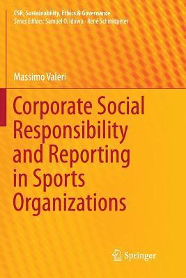 bokomslag Corporate Social Responsibility and Reporting in Sports Organizations