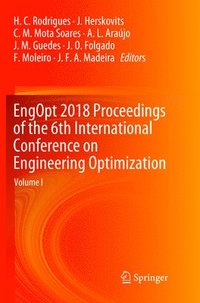 bokomslag EngOpt 2018 Proceedings of the 6th International Conference on Engineering Optimization