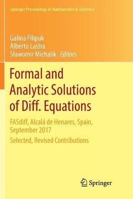Formal and Analytic Solutions of Diff. Equations 1
