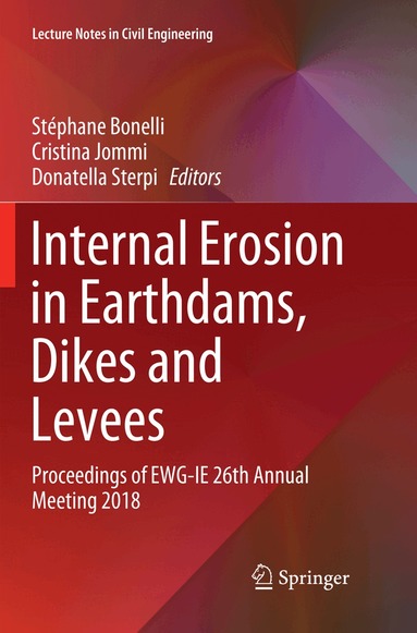 Stéphane Bonelli, Cristina Jommi, Donatella Sterpi - Internal Erosion in Earthdams, Dikes and Levees, Häftad