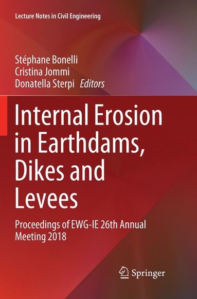 bokomslag Internal Erosion in Earthdams, Dikes and Levees