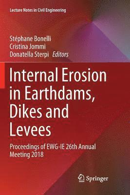 Stéphane Bonelli, Cristina Jommi, Donatella Sterpi, Stephane Bonelli - Internal Erosion in Earthdams, Dikes and Levees, Häftad