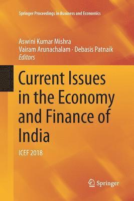 bokomslag Current Issues in the Economy and Finance of India