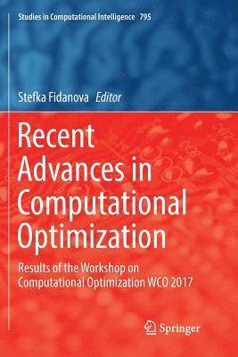 bokomslag Recent Advances in Computational Optimization