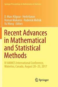 bokomslag Recent Advances in Mathematical and Statistical Methods