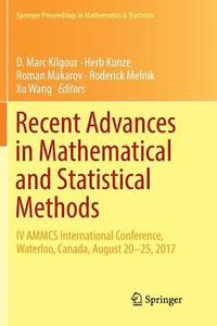 bokomslag Recent Advances in Mathematical and Statistical Methods