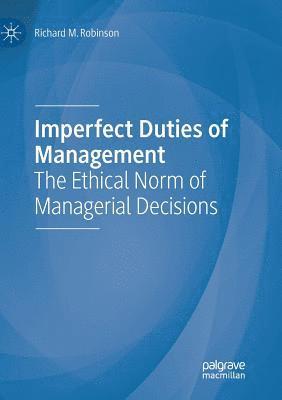 bokomslag Imperfect Duties of Management