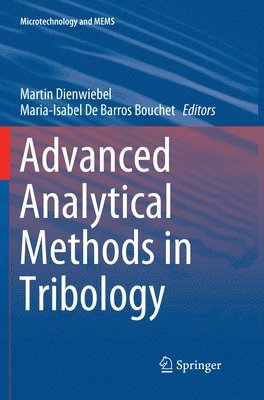 bokomslag Advanced Analytical Methods in Tribology