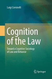 bokomslag Cognition of the Law