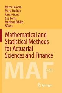 bokomslag Mathematical and Statistical Methods for Actuarial Sciences and Finance