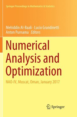 Mehiddin Al-Baali, Lucio Grandinetti, Anton Purnama - Numerical Analysis and Optimization, Häftad