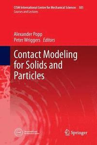 bokomslag Contact Modeling for Solids and Particles