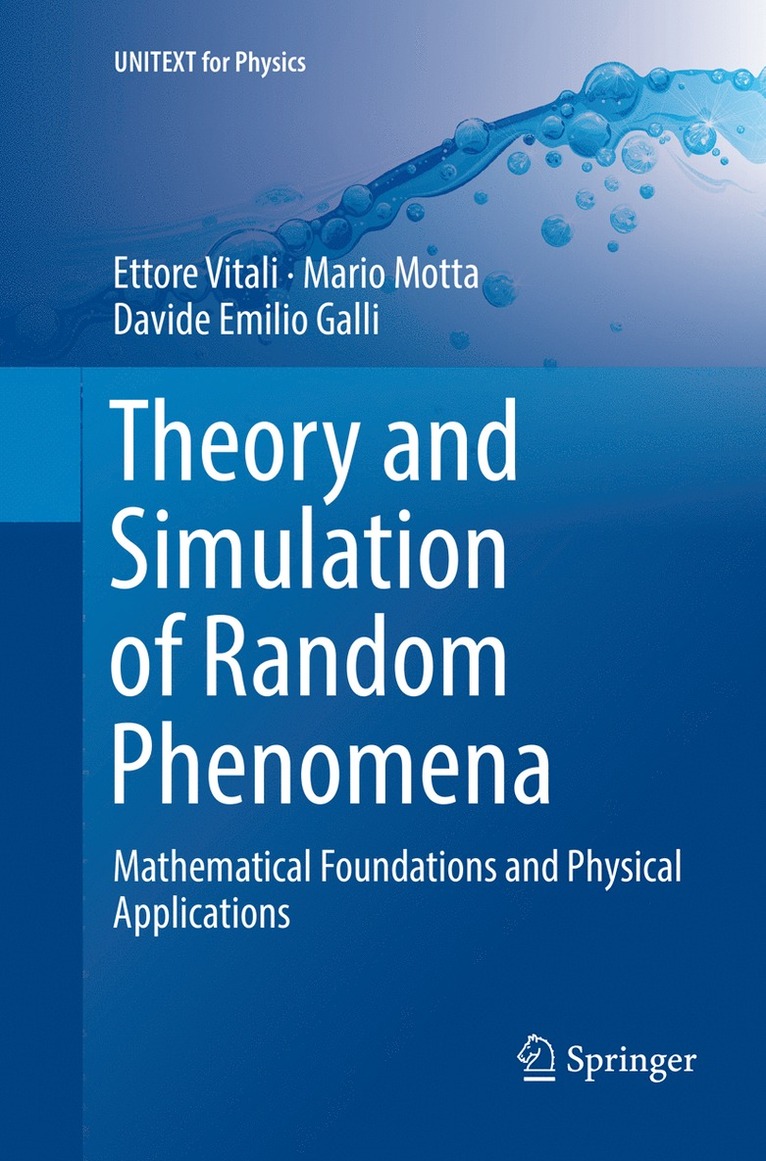 Ettore Vitali, Mario Motta, Davide Emilio Galli - Theory and Simulation of Random Phenomena, Häftad