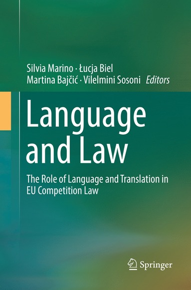 bokomslag Language and Law