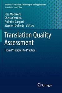 bokomslag Translation Quality Assessment