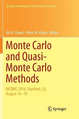 Art B. Owen, Peter W. Glynn - Monte Carlo and Quasi-Monte Carlo Methods, Häftad