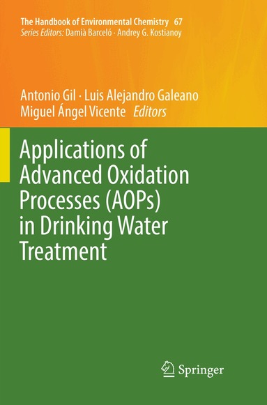 Antonio Gil, Luis Alejandro Galeano, Miguel Ángel Vicente - Applications of Advanced Oxidation Processes (AOPs) in Drinking Water Treatment, Häftad