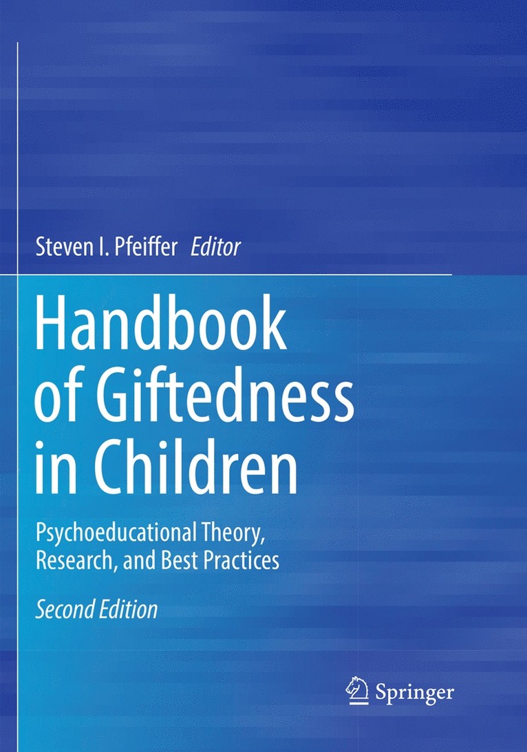 Handbook of Giftedness in Children