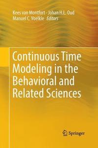 bokomslag Continuous Time Modeling in the Behavioral and Related Sciences