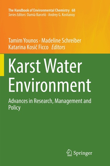 Tamim Younos, Madeline Schreiber, Katarina Kosič Ficco - Karst Water Environment, Häftad
