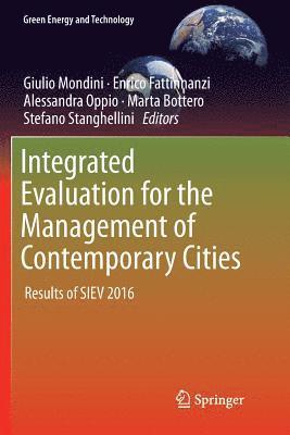 bokomslag Integrated Evaluation for the Management of Contemporary Cities