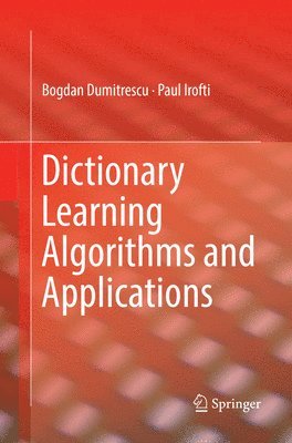 bokomslag Dictionary Learning Algorithms and Applications