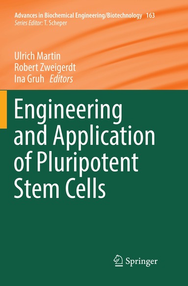 Ulrich Martin, Robert Zweigerdt, Ina Gruh - Engineering and Application of Pluripotent Stem Cells, Häftad