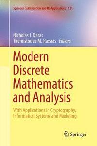 bokomslag Modern Discrete Mathematics and Analysis