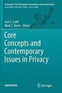 bokomslag Core Concepts and Contemporary Issues in Privacy