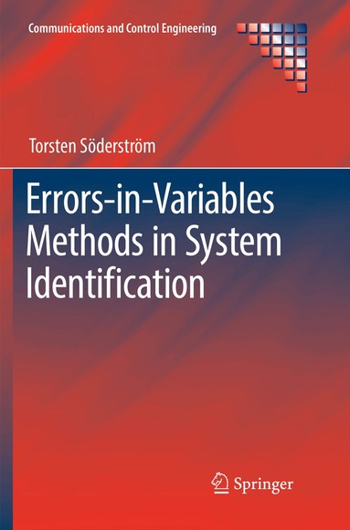 Torsten Söderström - Errors-in-Variables Methods in System Identification, Häftad