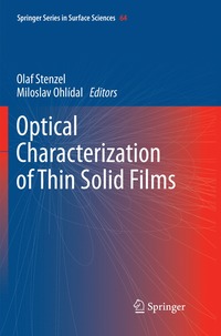 bokomslag Optical Characterization of Thin Solid Films