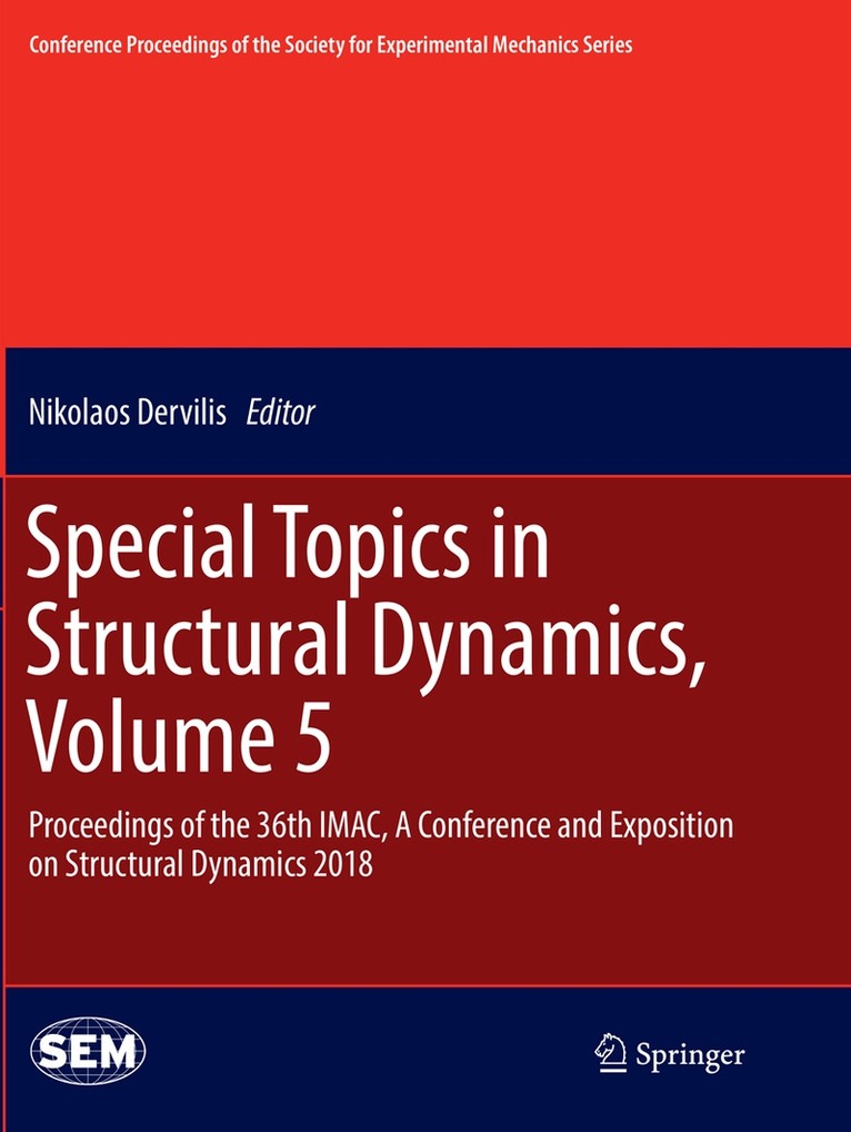 Nikolaos Dervilis - Special Topics in Structural Dynamics, Volume 5, Häftad