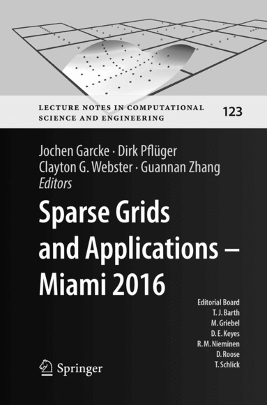 Jochen Garcke, Dirk Pflüger, Clayton G. Webster, Guannan Zhang - Sparse Grids and Applications - Miami 2016, Häftad