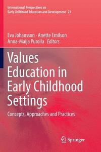 bokomslag Values Education in Early Childhood Settings