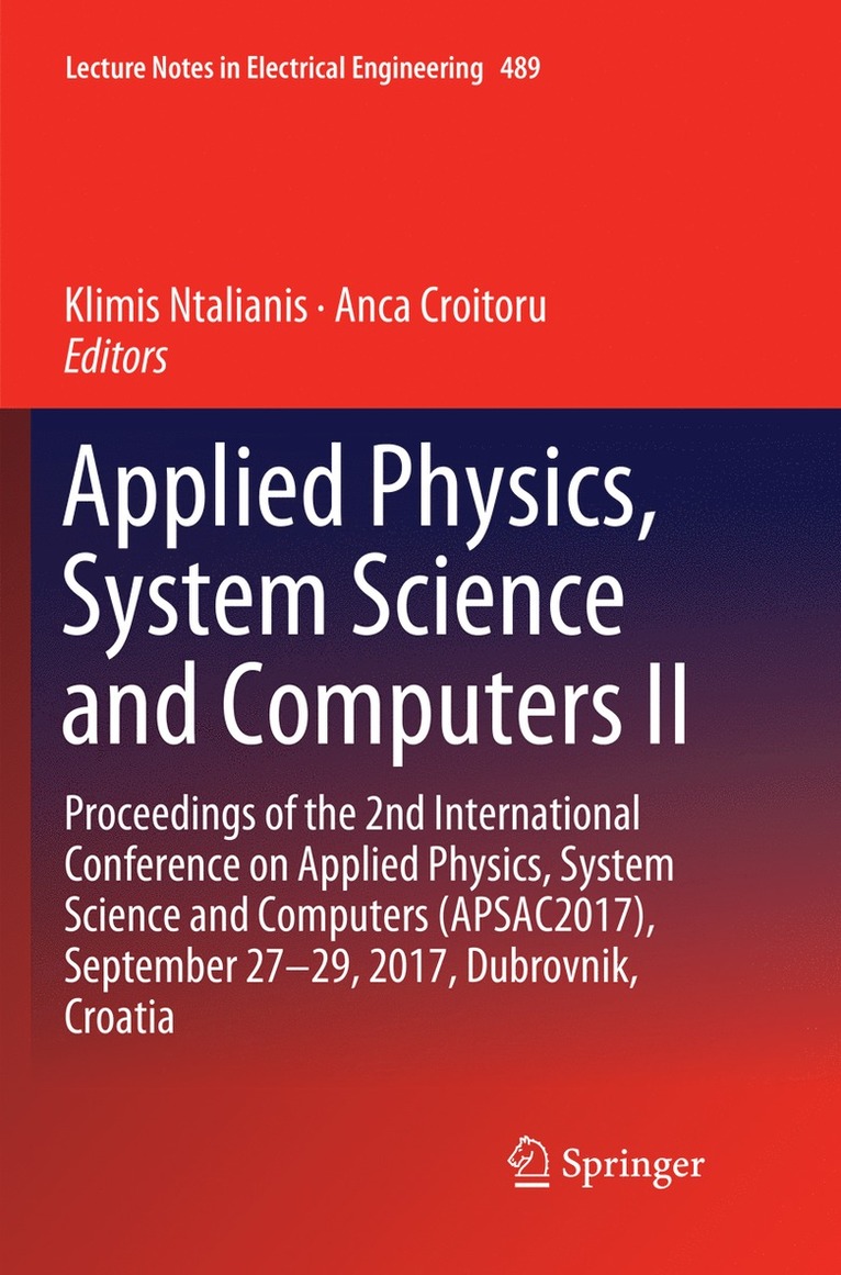 Applied Physics, System Science and Computers II 1