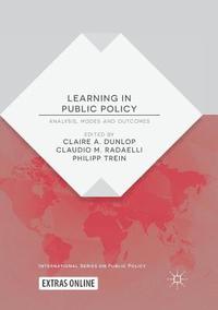 bokomslag Learning in Public Policy